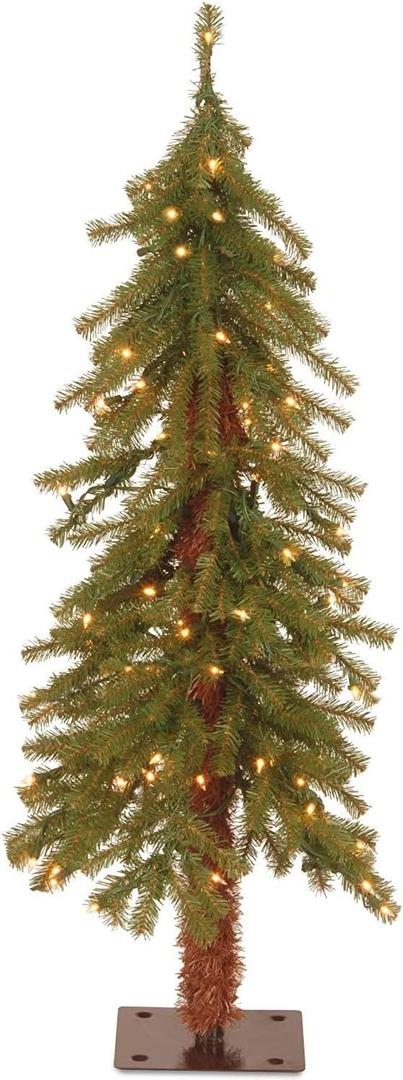 National Tree Company 3ft Pre-Lit Hickory Cedar Mini Christmas Tree