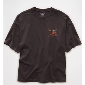 Eagle AE BOXY FIT Size L Color Black T-shirt
