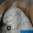 Ultra Soft King Size Mattress Topper - Viscose Made from Bamboo Pillow Top Mattress Pad for Back Pain Relief - Naturally Cooling for Hot Sleepers, Green