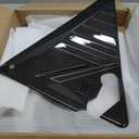 2Pcs Upgraded Rear Engine Bay Cover Package, Carbon Fiber Pattern Left Right Engine Filler Panels Compartment Engine Case Guard Splash Shield Protector for Corvette C8 Stingray Z51 2020+