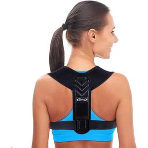 Alsoay Posture Corrector for Women and Men, Back Brace Adjustable Upper Posture Support, Back Support, Comfortable Back Straightener Support for Clavicle Support, and Providing Pain Relief from Neck