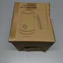 Keenstar Electric Milk Frother, Automatic Milk Steamer Warm or Cold Foam Maker for Latte, Cappuccino, Macchiato, Stainless Steel Milk Warmer with Temperature Controls