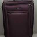 Samsonite Ascella X Softside Expandable Luggage with Spinner Wheels, Plum, Checked-Large 29-Inch