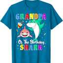 Grandpa Of The Shark Birthday Family Birthday Granddaughter T-Shirt, Size M