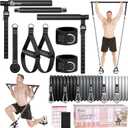 Bbtops Pilates Bar Kit with Resistance Bands,Pilates Bar with Stackable Bands Workout Equipment for Legs,Hip,Waist and Arm,Exercise Fitness Equipment for Women & Men Home Gym Yoga Pilates