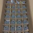 32 Pcs Glass Spray Bottle - Empty Frosted Reusable Perfume Bottle Cosmetic Container With Fine Mist Sprayer Pump for Travel Face Body Sprays (Light Gold)