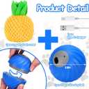 Mity rain Interactive Dog Toys - Treat Dispensing Ball with Cover Anti-Chewer for Small/Medium/Large Puppy Pet, Moving Ball for Dogs Enrichment, Motion Activated Toys That Move on its Own