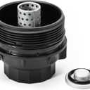 Oil Filter Housing Cap For 2009-2019 Toyota Camry Tacoma Highlander RAV4 Avalon Sienna Venza, 2009 2010 2011 2012 2013 2014 2015 2016 2017 2018 2019 2020 VEHICLES,Replace 15620-36010,15620-36020