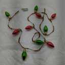 RAZ Imports 2022 No Place Like Home 6' Light Bulb Garland