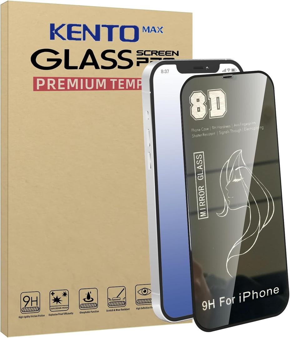Top 9H+ Glass for iPhone Screen Protector [6.7-inch Military Grade Shatterproof and Longest Lasting],Screen Protector Tempered Glass, high-definition clarity,Easy to Instal15 promax