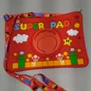 Lotadilo Cute for iPad A16 Case/for iPad 10th Generation/11 Inch Case - Silicone 3D Design for Girls Women Teens Girly Kawaii Funny Cartoon Soft Stand with Lanyard, Red