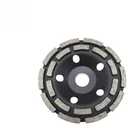 100/125/150/180/230mm Double Row Diamond Segment Grinding Wheel Cup Disc Grinder Concrete Granite Stone Cut .sw