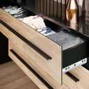 1 Pair 10 Inch Drawer Slides, White Coated Steel Drawer Track, Removable Bottom Mount Drawer Rails with Smooth Sliding Nylon Wheels