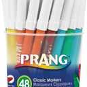 Prang Classic Art Markers, Bullet Tip, 12 Assorted Colors, 48 Count (80848)