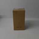 Lmpara de mesa pequea estilo minimalista con pantalla de tela cuadrada para dormitorio, mesita de noche, lmpara de lectura para escritorio, habitacin de nios, sala de estar, oficina y dormitorio (Crema y negro)