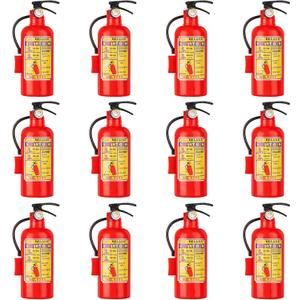 CCINEE 12Pack Fire Extinguisher Toys Mini Water Firemen Squirter Water Water Squirt Gun for Kids Teens Adults Summer Outdoor Games Birthday Swimming Pool Party Favors,4.2Inch