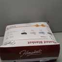 Homemate Heated Electric Blanket Queen Size - 84"x90" Heating Bed Blanket Throw with 10 Heating Levels 8 Hours Auto Off Fast Heating Over-Heat Protection Ultra Soft Flannel ETL Certified, Grey