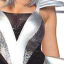 Leg Avenue Women's Space Cadet Costume, Silver, Large