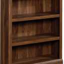 Sauder 3 Tier Book Shelf Wooden Bookcase Multipurpose Bookshelf for Home Office, Living Room, in Grand Walnut