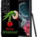 MSEAANBK Compatible with Samsung Galaxy S21 Ultra Case, Christmas Tree Red Truck Aesthetic Pattern Design, Full Body Protection Shockproof Cover Case for Samsung Galaxy S21 Ultra 5G 6.8"…