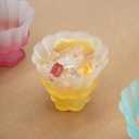 Glass Dessert Bowl with Heavy Base, 240ml (8.1oz), Matte Gradient Finish  Perfect for Ice Cream, Sundaes, Fruit, and Snacks (Lemon Frost)