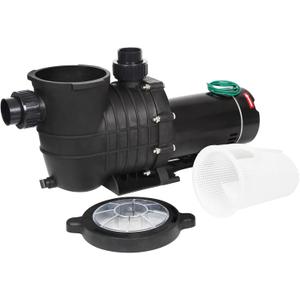 2.0HP 114GPM Swimming Pool Pump 110V/220V Dual Voltage Garden InGround and Above Ground Pool Water Pump with Strainer Filter Basket