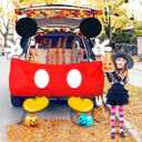 Halloween Trunk or Treat Car Decorations Kit, Car Archway Garage Door Decoration Halloween Decorations Haunted House Car Trunk Banner Waterproof for Halloween Outdoor Car Party Supplies (Mouse)