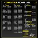 Cabin Air Filter w/Activated Carbon for Toyota Camry, Corolla, RAV4, Highlander, Lexus RX350, NX300, GX460, Subaru Legacy, Outback, Jaguar F-Pace, Land Rover Discovery, Range Rover and More