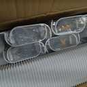 4" 19.5Ft Mini Split Line Set Cover, PVC Ductless Air Conditioner Decorative Pipe, Pump Covers, AC Line Cover Kit, for Outside Units Air Conditioners & Heat Pumps, All in One Set