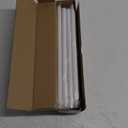 2 Pack Wrap Around Curtain Rods,White Curtain Rods 28 to 48 Inch,5/8 Inch Adjustable Blackout Curtain Rod Set with Bracket,Room Darkening Window Rod,Metal Hidden Curved Drapery Rods 28-48",White