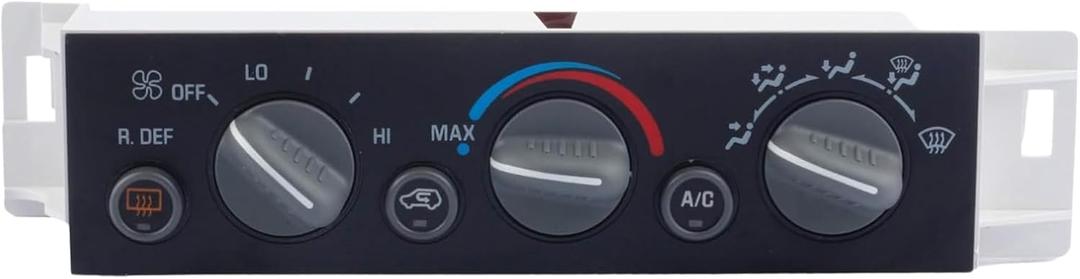 AC Heater Climate Control Panel with Rear Defogger Compatible with Chevy C1500 C2500 Suburban Tahoe 1996-2000 GMC Yukon XL SL SLE SLT 9378805 16231165