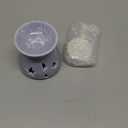 Purple Ceramic Essential Oil Burner Tealight Candle Holder Decorative Aroma Diffuser