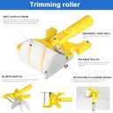 30PCS Paint Roller Kit with Extension Pole-2 to 4 FT,Wall Painting Supplies with Paint Edger Roller Brush 12",House Painting Set with Rainsuit & Drop Cloth for Home|Office|Shop Professional Painting