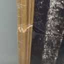 Framed Vintage Halloween Ghost Canvas Wall Art, Cute Ghost Pumpkin Wall Decor Paintings, Gothic Dark Academia Pictures Prints Spooky Fall Forest Home Decor for Living Room Bedroom 16x24 inch