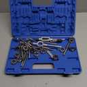 40pcs Metric Tap and Die Set, Metric Standard Rethreading Tool Kit, Coarse and Fine Threads for Cutting External and Internal Threads, Essential Repair Tool Kit with Thread Wrench