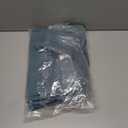 NICETOWN Modern Greyish Blue Blackout Curtains Noise Reducing, Thermal Insulated and Privacy Room Darkening Drape Panels for Boy's Guest Room Door Small Short Window (2 Panels, W42 x L63 -Inch)