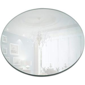 12 Inch Round Mirror Candle Plate with Round Edge 1.5 mm Thick set of 12