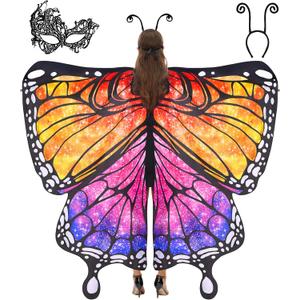 Spooktacular Creations Halloween Butterfly Wings Costume for Women, Butterfly Wings Adult, Womens Halloween Costumes 2025