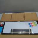 Double Sided Magnetic White Board, 24"x18" Dry Erase Whiteboard for Wall with Aluminum Frame Presentation Board for School, Office and Home