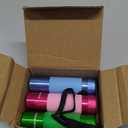 EverBrite 3-Pack Mini Flashlights, Glow in Dark Flashlights, Aluminum LED Flashlights Outdoor Favors Assorted Colors for Camping, Hiking, Indoor, 9XAAA Batteries Included