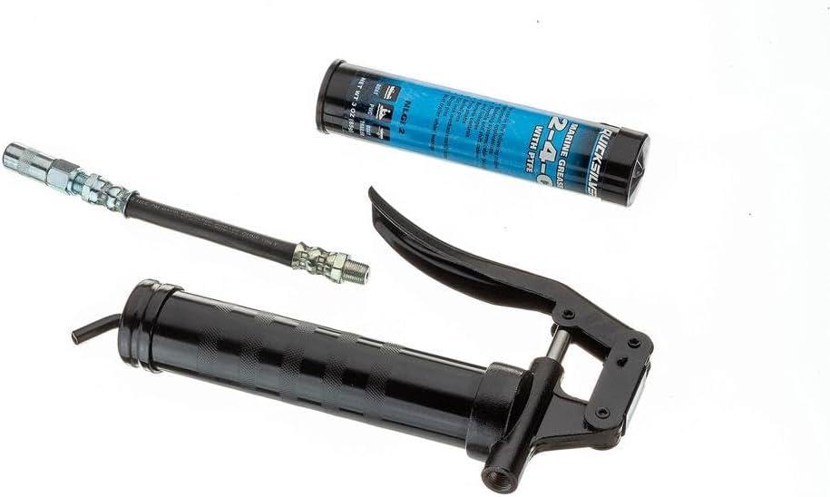 Quicksilver 74057Q5 2-4-C Marine Grease/Lubricant Gun with 3-Oz. Cartridge