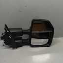 Replacement Passenger Right Side Door Towing Mirror Power and Heated with Signal Light and BLIS Textured and Chrome Back Cover For Ford F-150 F-250 F-350 F-450 F-550 Super Duty from 2015 to 2020 (Passenger (RH) Side)