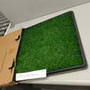 LOOBANI Dog Grass Pad with Tray - Dog Litter Box - Indoor Potty for Apartment and Patio Training - with 2 Packs Grass Pee Pads for Replacement, 2025 Inch