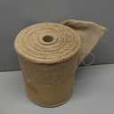 Burlap Table Runner 12 Inch by 50 Yards Natural Jute Hessian Burlap Roll Crafts Fabric Rolls with Sewn Edges for Country Rustic Party Wedding Decorations Farmhouse Kitchen Decor(12" x50Yard)