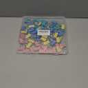 Ufmarine Small Binder Clips 1 inch Length, Colorful, for Office (64 Pcs)