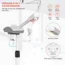 TASALON Professional Facial Steamer with 5X Magnifying Lamp for Esthetician
