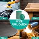 Green Sanding Discs Set, 5-Inch 8-Hole Sandpaper (320 Grit 100pcs)