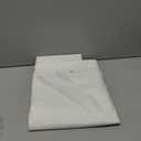 Barossa Design Waterproof Fabric Shower Curtain or Liner Microfiber 72" W x 96" H - Floor to Ceiling Extra Long, Hotel Quality & Machine Washable White Shower Liner for Bath Tub, 72x96 Inches