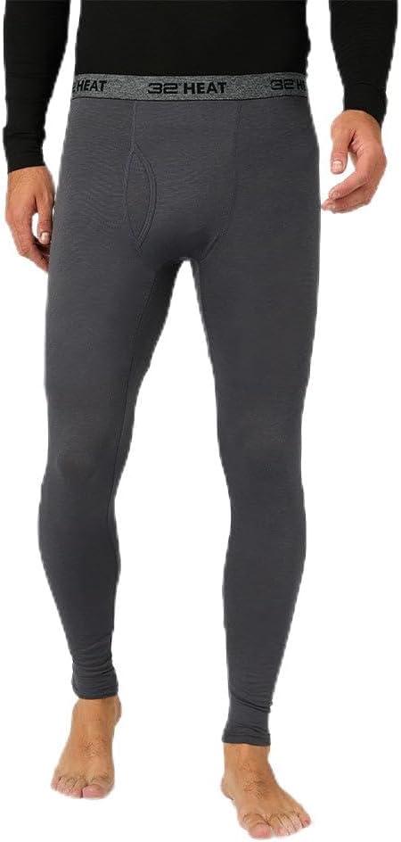 32 Degrees Heat Mens Thermal Baselayer Legging  Lightweight Long Johns Cold Weather Layering (X-Large, Stingray)