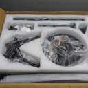 Gold Ceiling Fans with Lights, 72 Inch Large Modern Ceiling Fan with Remote Control for Living Room Kitchen, 3 CCT, 6 Speed Reversible DC Motor, Dual Finish